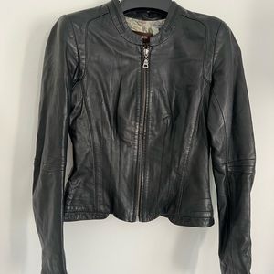 Danier Black Leather Jacket